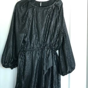 Black sequin dress